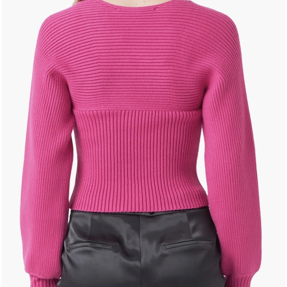 Endless Rose Fuchsia Ribbed Knit Top - Picture 2 of 8